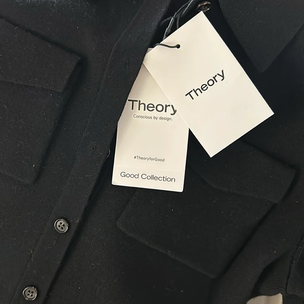 Theory Multi Media MIDI Dress - Picture 2 of 7